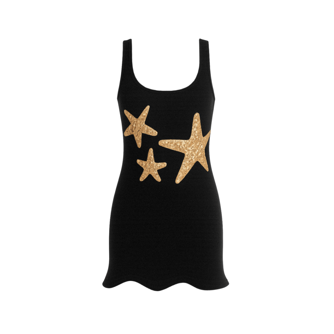 Goldy star dress