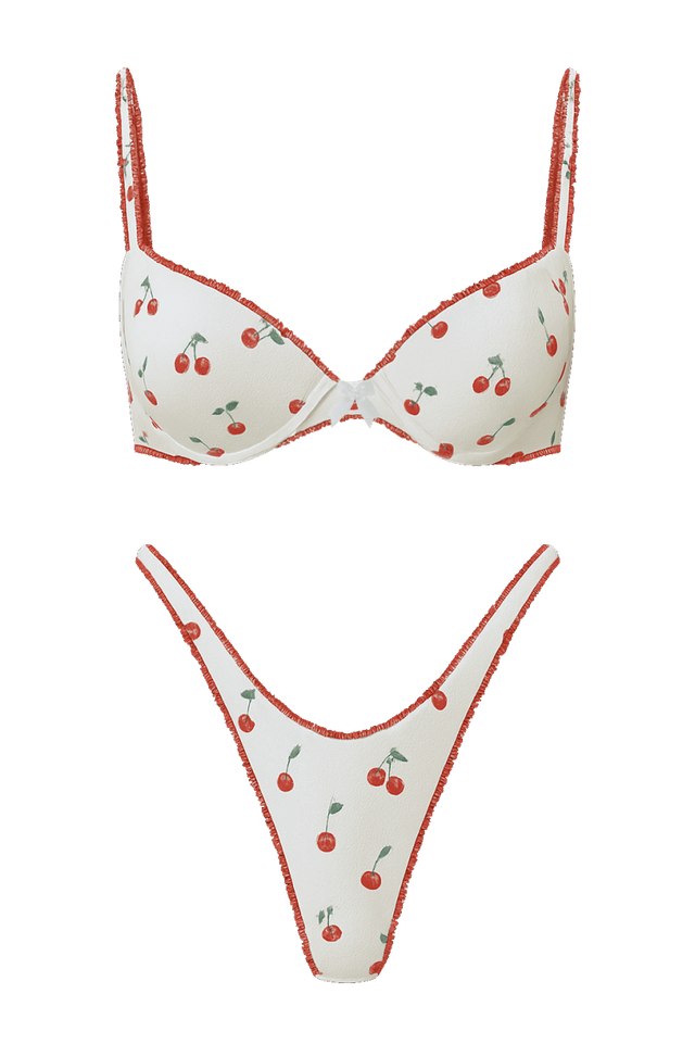 Salty cherry swimwear