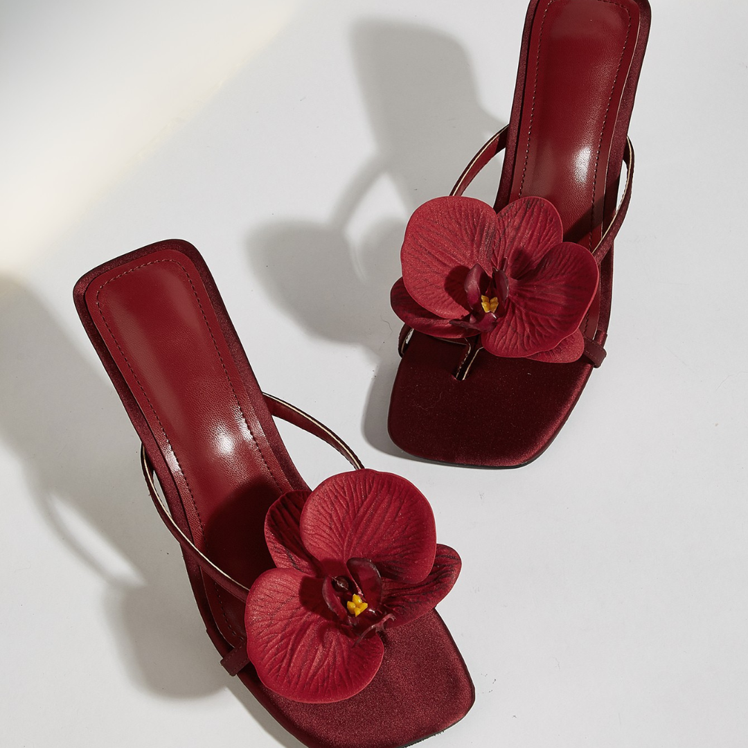 Summer flower shoes