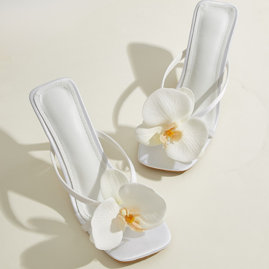 Summer flower shoes